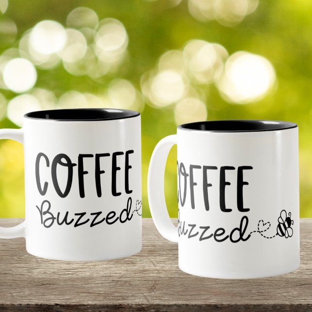 Taza Bicolor Bee Buzzed Bumblebee Coffee Mug (Subido por el creador)
