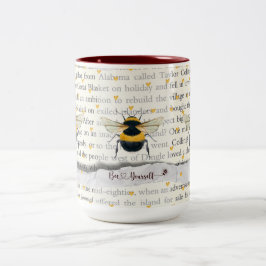 Taza Bicolor "Bee Yourself"