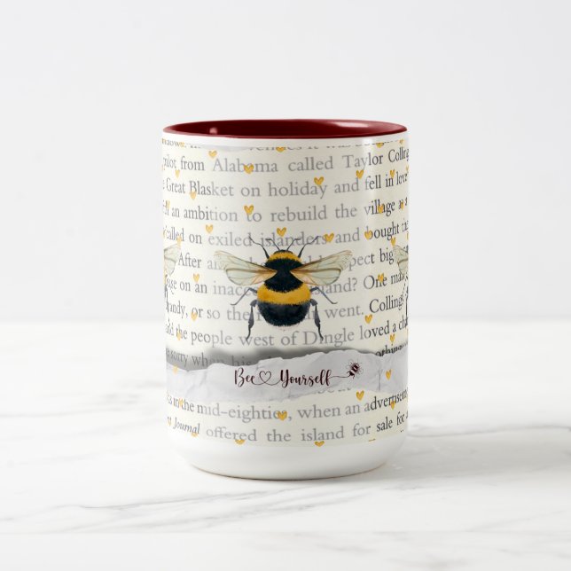 Taza Bicolor "Bee Yourself" (Centro)