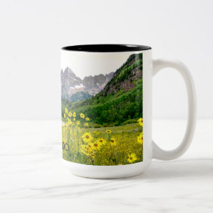 Taza Bicolor Belces marrón