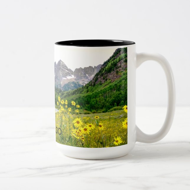 Taza Bicolor Belces marrón (Derecha)
