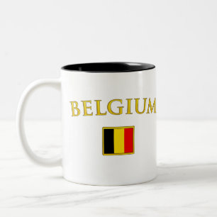 Taza Bicolor Bélgica de oro