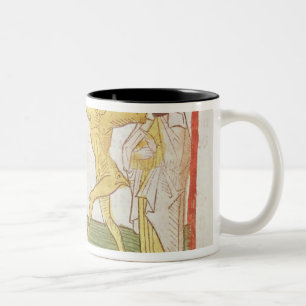 Taza Bicolor Belial baila ante rey Solomon