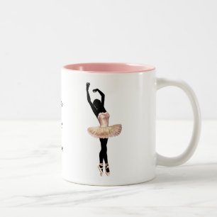 Taza Bicolor Bella Ballerina en rosa