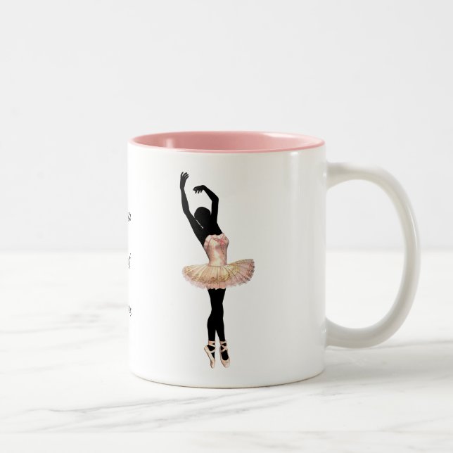 Taza Bicolor Bella Ballerina en rosa (Derecha)