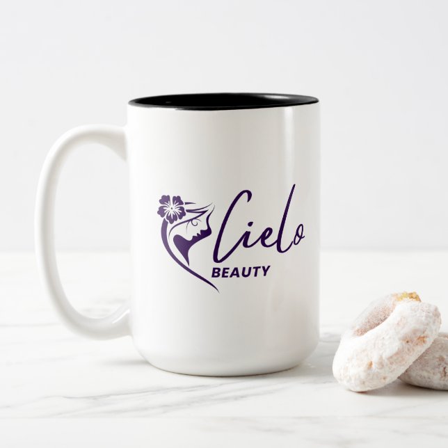 Taza Bicolor Belleza (Con donut)