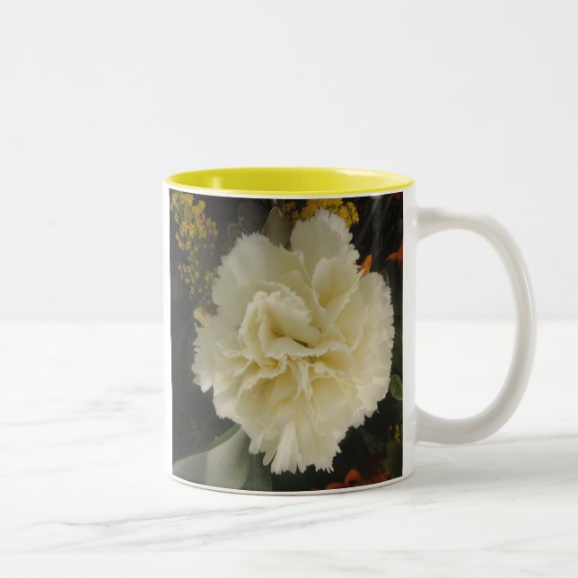 Taza Bicolor Belleza de carnación blanca de Mug (Derecha)