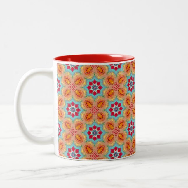 Taza Bicolor Belleza Vibrante (Izquierda)