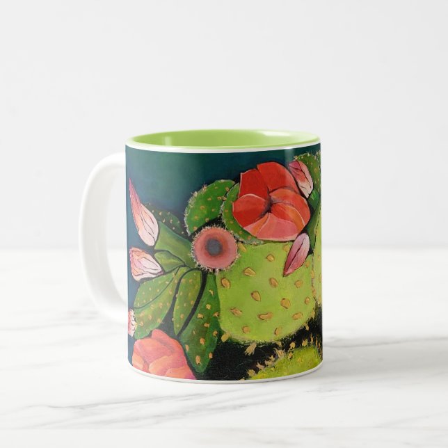 Taza Bicolor Belleza y abrazo (Anverso izquierdo)