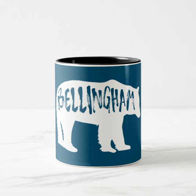 Taza Bicolor Bellingham Washington Bear (Centro)