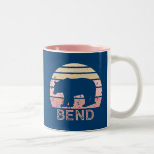 Taza Bicolor Bend Retro Bear