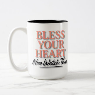 Taza Bicolor Bendice Tu Corazón. Ahora Mira Esto – Sabor Sureño
