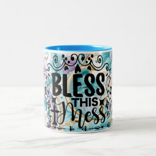 Taza Bicolor Bendición Este Mess Mug