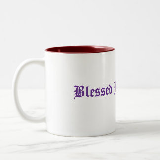Taza Bicolor Bendito sea Fruta embarazo embarazada ducha de beb