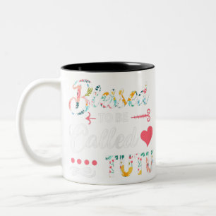 Taza Bicolor Bendito ser llamado regalo de Día de la Madre Tut