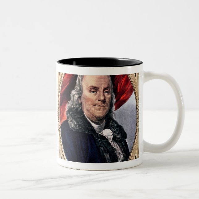 Taza Bicolor Benjamin Franklin 1847 (Derecha)