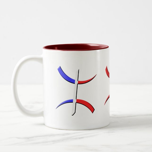 Taza Bicolor berbe del aza (Izquierda)