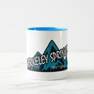 Taza Bicolor Berkeley Springs Montañas de Virginia Occidental