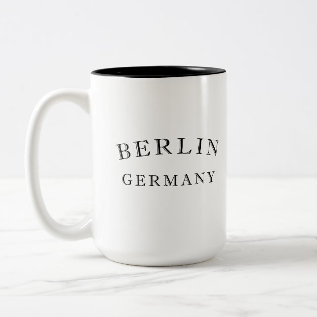 Taza Bicolor Berlín Alemania (Izquierda)