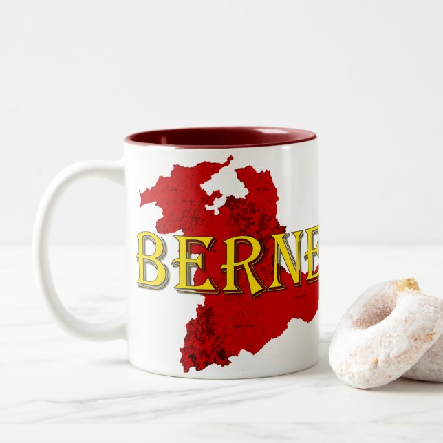 Taza Bicolor Bern (Con donut)
