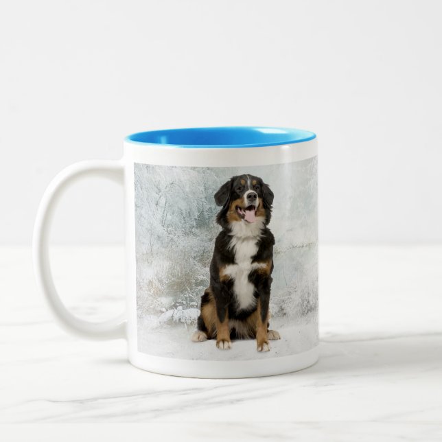 Taza Bicolor Bernese Mt. Dog Mug (Izquierda)