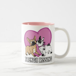 Taza Bicolor Besada francesa (Bulldog)