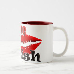 Taza Bicolor Bésame soy judío