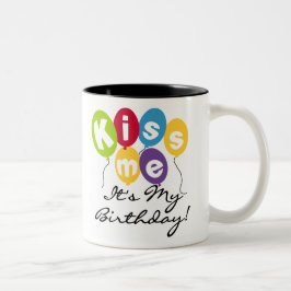 Taza Bicolor Béseme cumpleaños