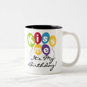 Taza Bicolor Béseme cumpleaños