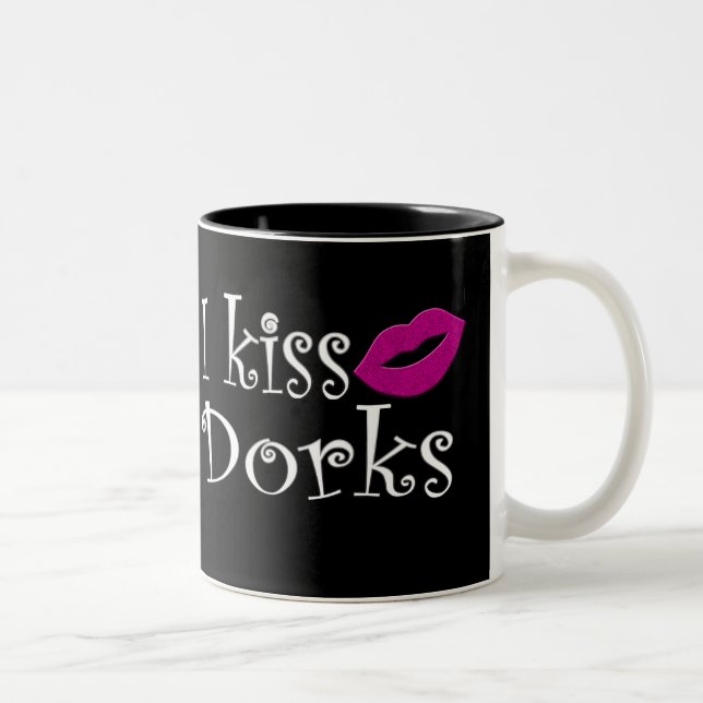Taza Bicolor Beso a Dorks (Derecha)