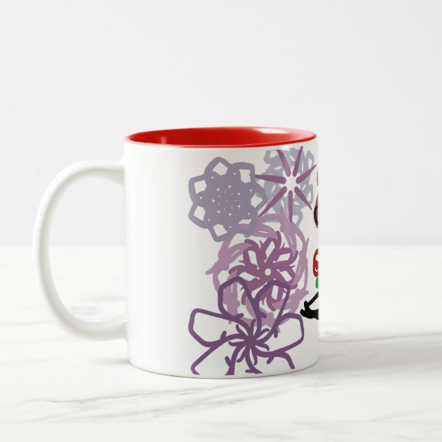 Taza Bicolor Beso de Vacaciones  (Izquierda)