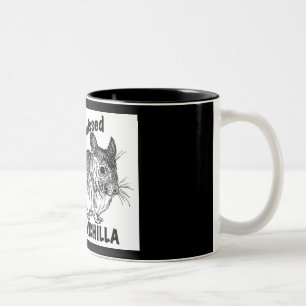 Taza Bicolor Besos de Chinchilla