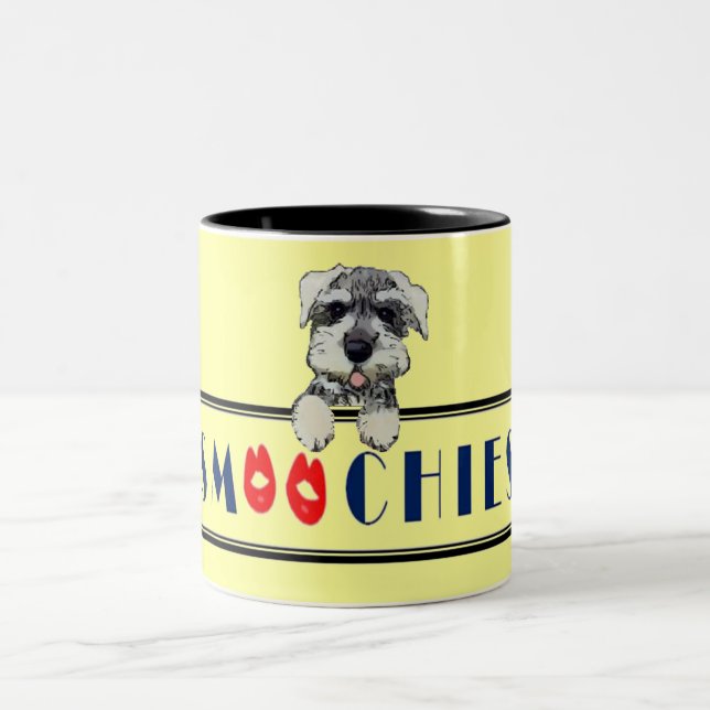 Taza Bicolor Besos del perro (Centro)