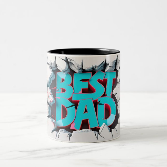 Taza Bicolor Best dad (Centro)