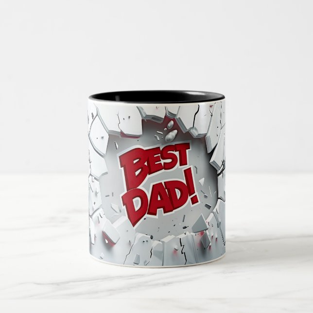 Taza Bicolor Best dad (Centro)