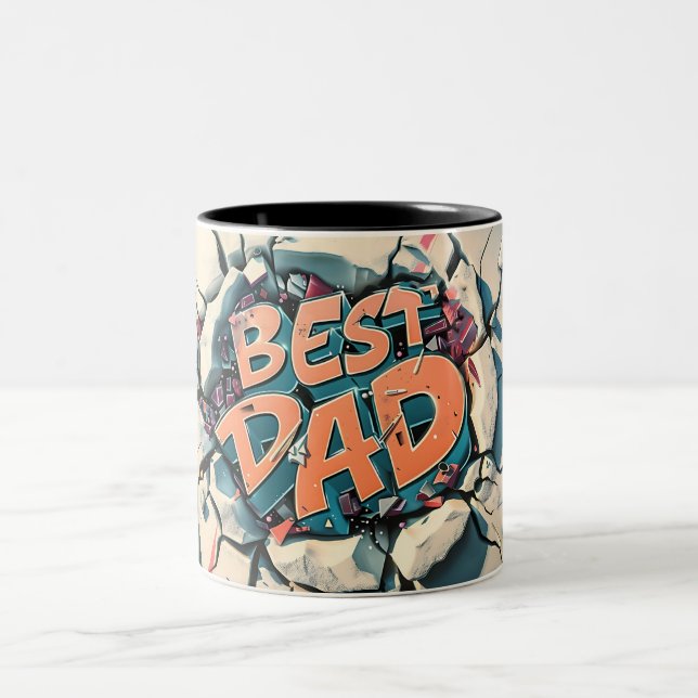 Taza Bicolor Best dad (Centro)