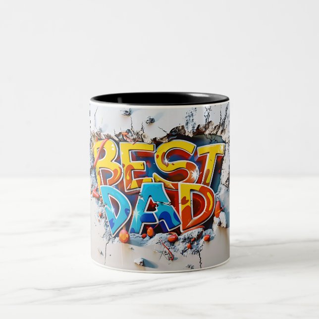 Taza Bicolor Best dad (Centro)