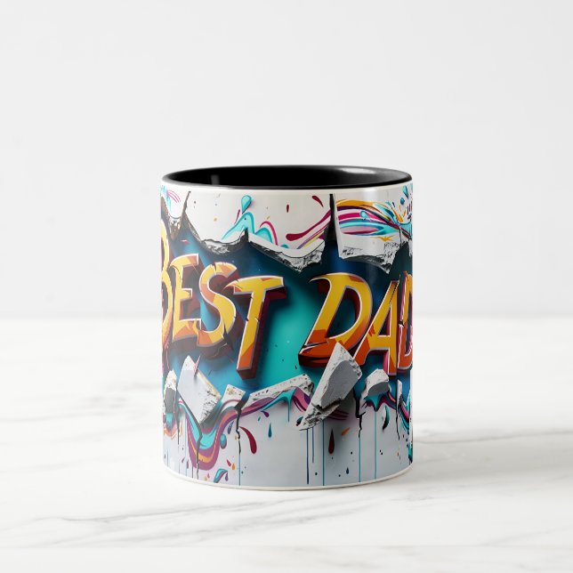 Taza Bicolor Best dad (Centro)
