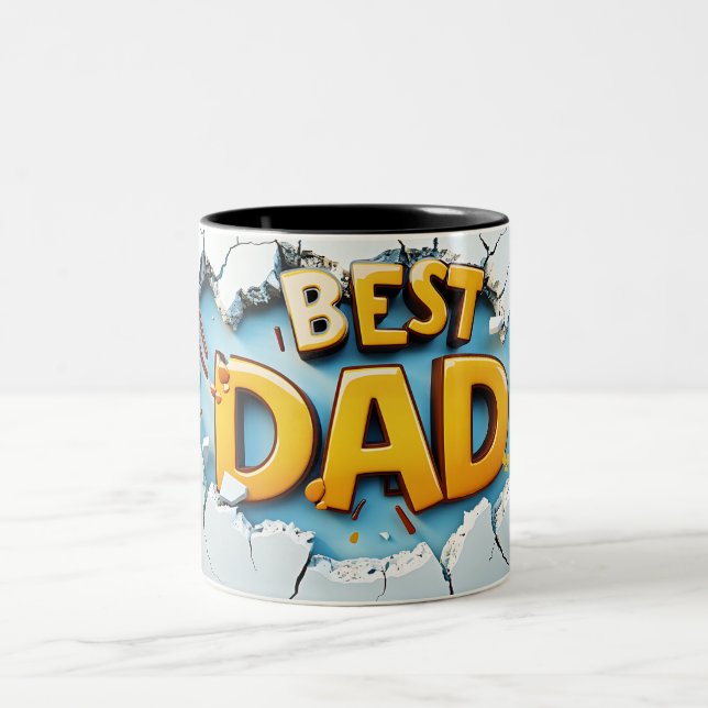 Taza Bicolor Best dad (Centro)