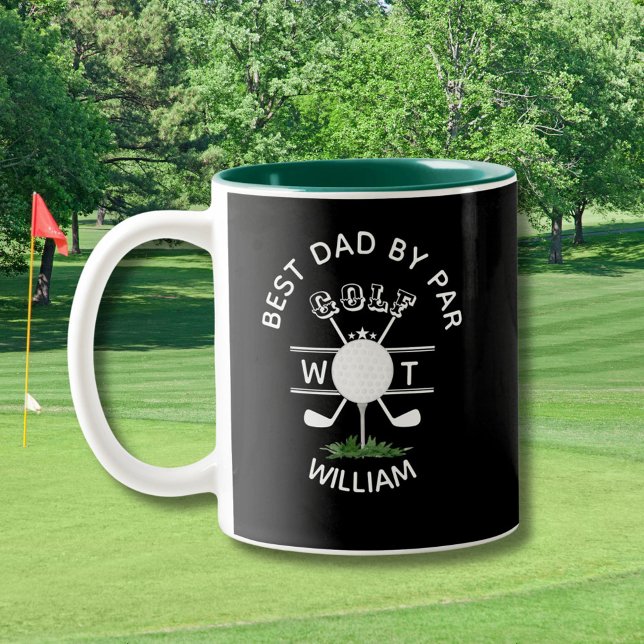 TAZA BICOLOR BEST DAD BY PAR MONOGRAM NAME (Subido por el creador)