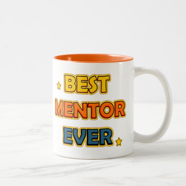 Taza Bicolor Best Mentor ever (Derecha)