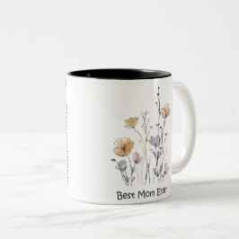 Taza Bicolor Best Mom Ever Mother's Day