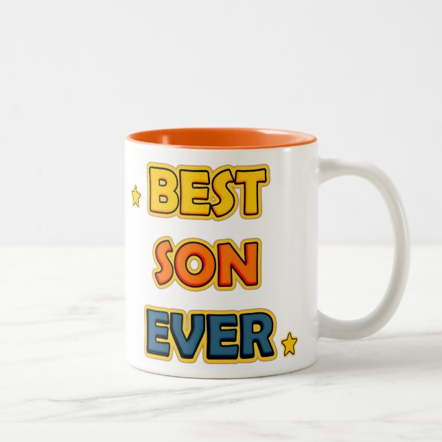 Taza Bicolor Best Son ever (Derecha)