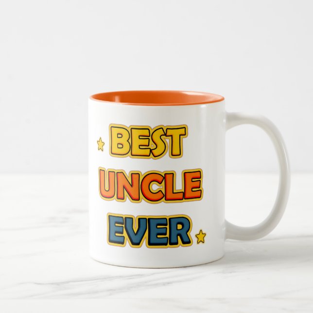 Taza Bicolor Best Uncle ever (Derecha)