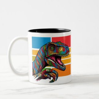 Taza Bicolor Bestias antiguas