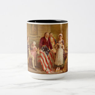 Taza Bicolor Betsy Ross, 1777 (Historia de los Estados Unidos)