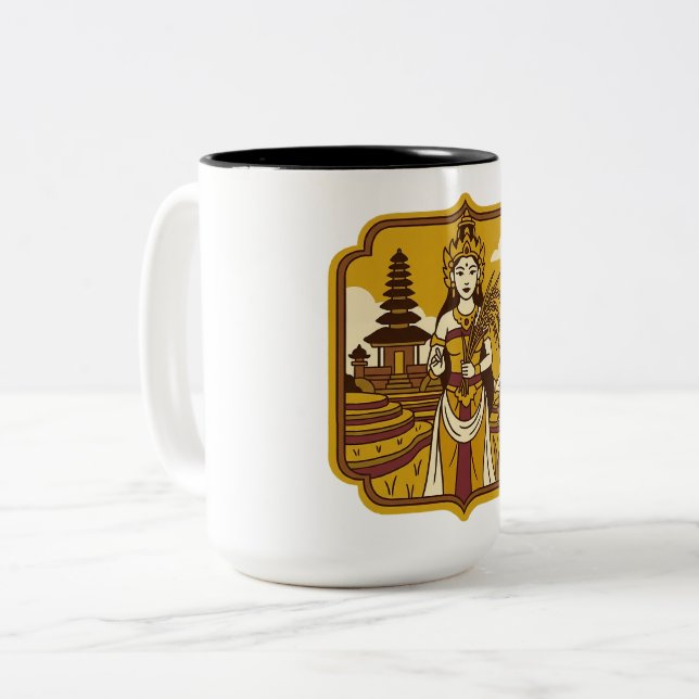Taza Bicolor Bhatari Sri (Anverso izquierdo)