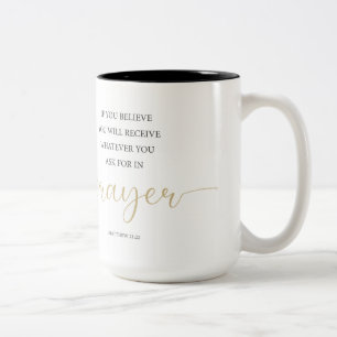 Taza Bicolor Biblia Scripting Coffee Mug