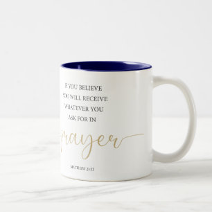 Taza Bicolor Biblia Scripting Coffee Mug