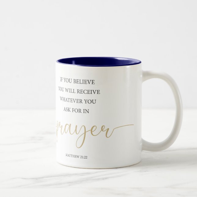 Taza Bicolor Biblia Scripting Coffee Mug (Derecha)